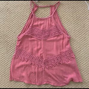Pink tank top